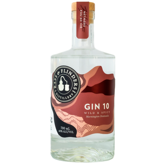 Bass & Flinders Gin 10 Wild & Spicy 700mL
