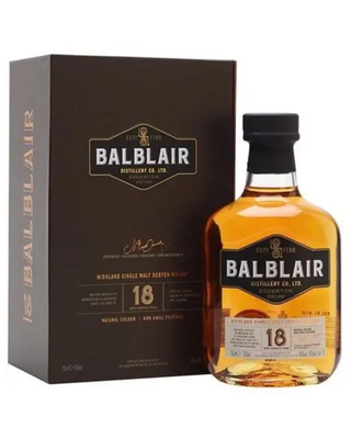 Balblair 18 Year Old Single Malt Scotch Whisky 700ml