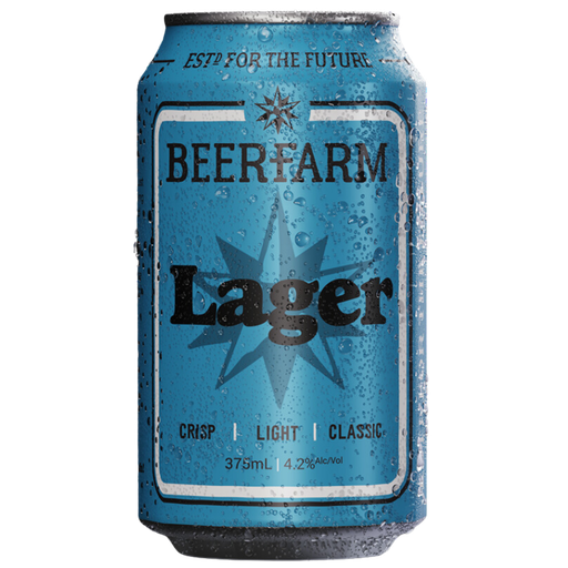 Beerfarm West Coast Lager Cans 375Ml - Pack Of 24