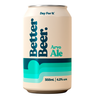 Better Beer Arvo Ale Cans 355mL- 24 Pack