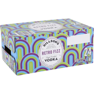 Billson'S Vodka & Retro Fizz 355Ml - Pack Of 24