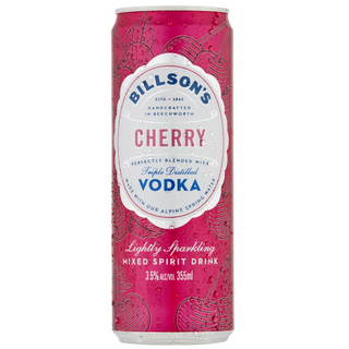 Billson's Vodka & Cherry 355ml - Pack of 24