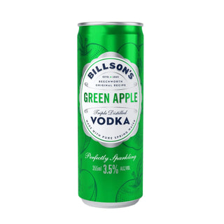 Billson's Vodka & Green Apple 355ml - Pack of 24