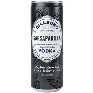 Billson's Vodka & Sarsaparilla 355Ml - Pack Of 24