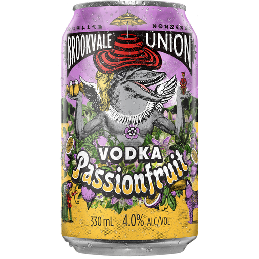 Brookvale Union Passionfruit 330Ml - Pack Of 24