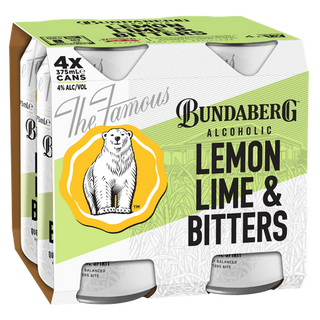 Bundaberg Alcoholic Lemon Lime Bitters 375Ml