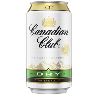Canadian Club Whisky & Dry 375Ml (24 Pack)