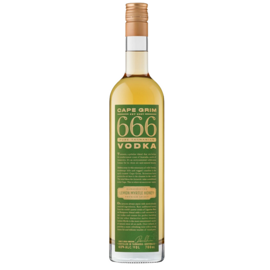 Cape Grim 666 Lemon Myrtle Honey Vodka 700mL