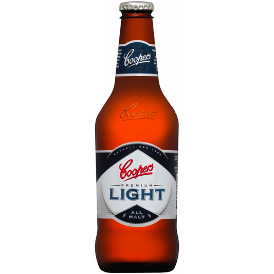 Coopers Premium Light Beer Bottle 355mL