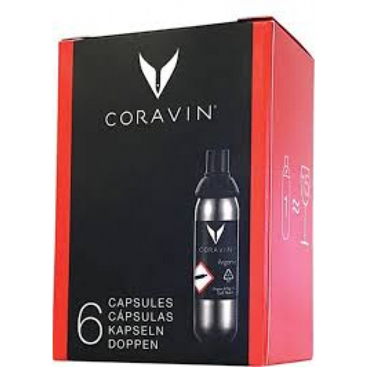 Coravin Sparkling Wine Co2 Gas Capsules 6 Pack