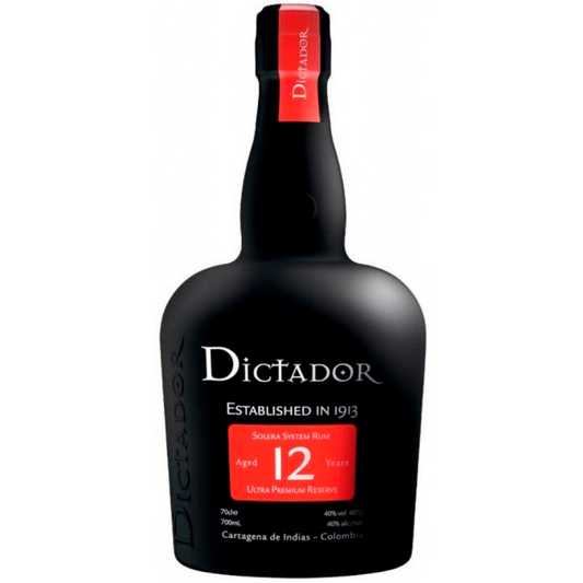 Dictador 12 Year Old Rum 700Ml