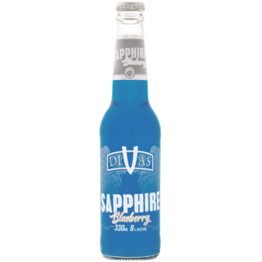 Divas Sapphire Blueberry 330ml - Pack of 24