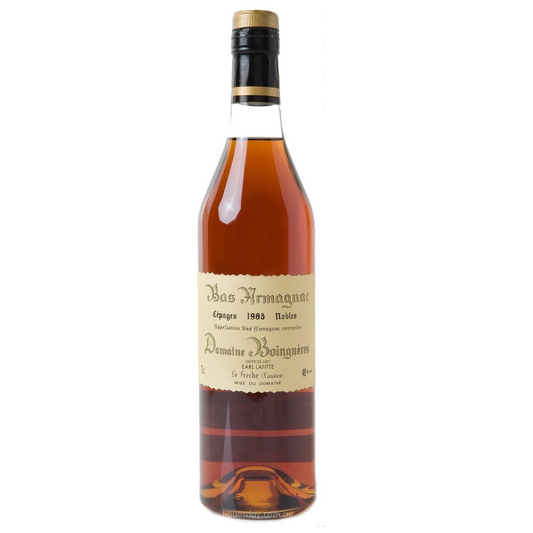 Domaine Boingneres 1985 Cepages Nobles Grand Bas 49% Armagnac 700Ml