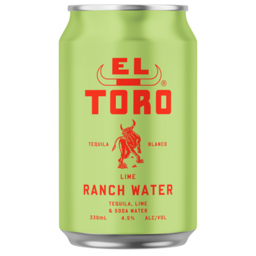 El Toro Ranch Lime Margarita 330Ml - Pack Of 24