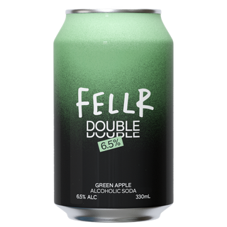 Fellr Double Alcoholic Soda Green Apple 330Ml - Pack Of 24
