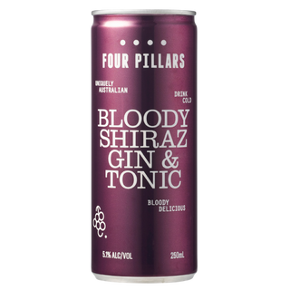 Four Pillars Bloody Shiraz Gin & Tonic 250ml Can 24 Pack