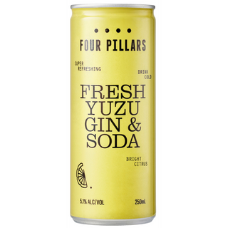 Four Pillars Fresh Yuzu Gin & Soda 250mL- 24 PACK