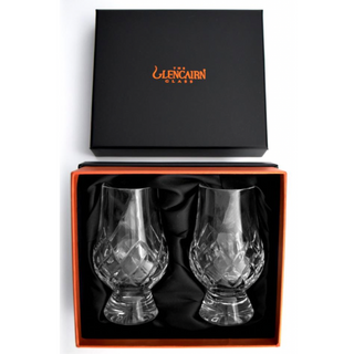 Glencairn Cut Crystal 'Tartan' (qty2 in Presentation Box)