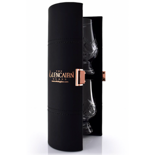 Glencairn Cut Crystal 'Tartan' (qty2 in Travel Case)