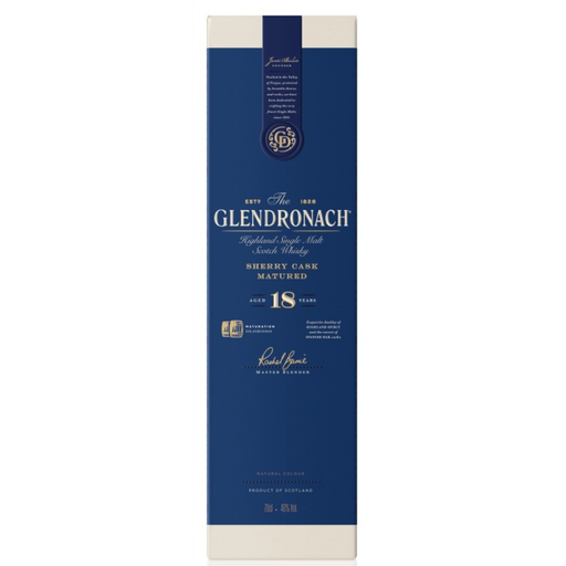 Glendronach 18 Year Old New 700ml