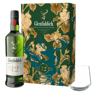 Glenfiddich 12 Year Old Festive Glass Pack 700ml