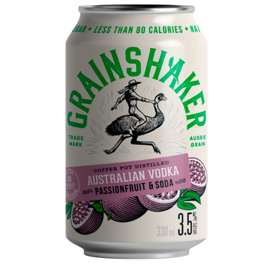 Grainshaker Passionfruit 330ml - Pack of 24