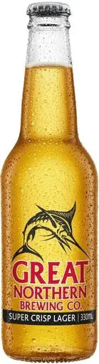 Great Northern Super Crisp Lager Bottle 330mL 24 Pack