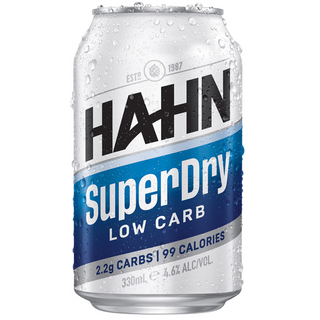 Hahn Super Dry Lager Cans 375Ml - Pack Of 24