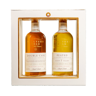 Hellyers Road Double Cask/Peated 7 Year Old Gift Pack 2 x 200ml
