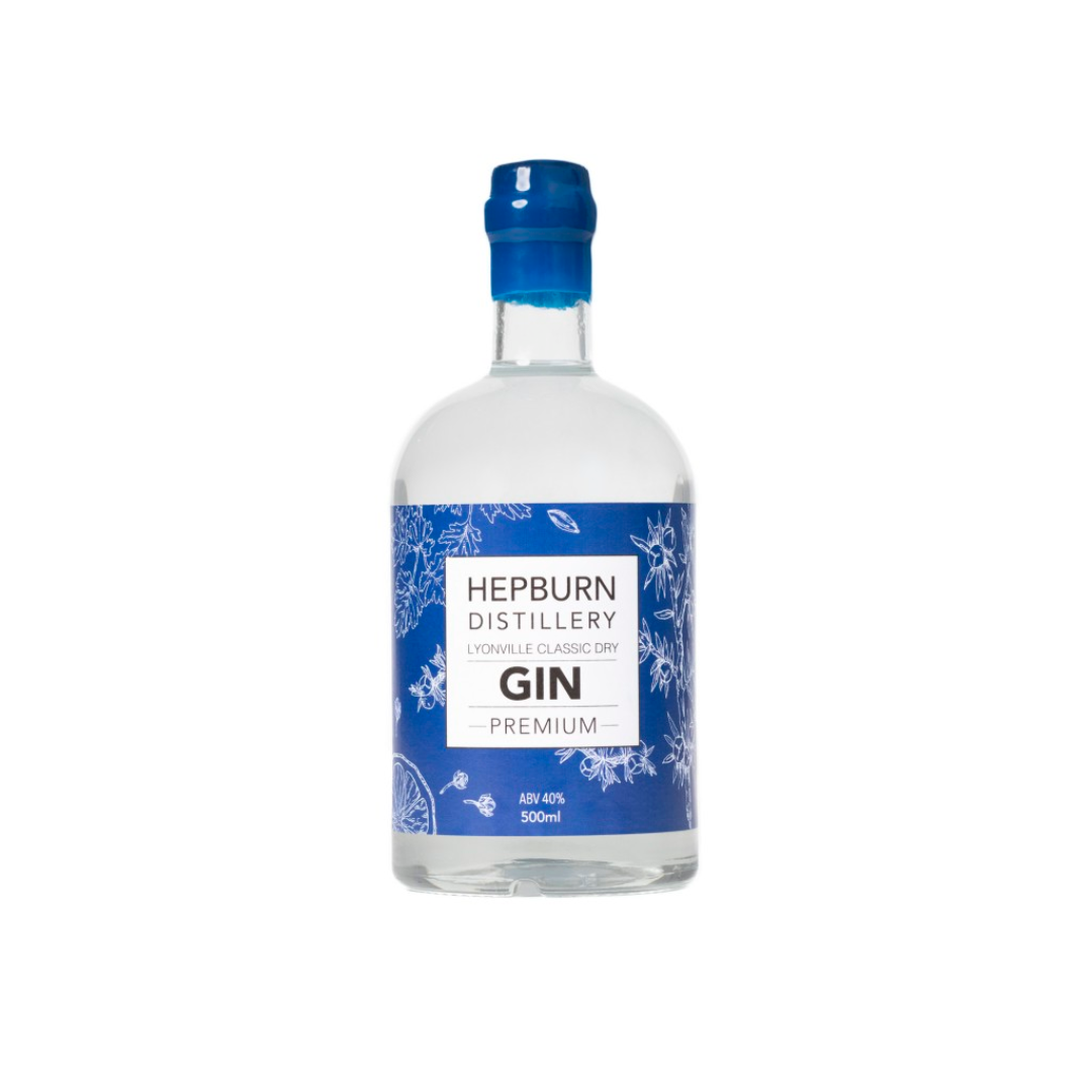 Hepburn Distillery Lyonville Classic Dry Gin 500ml