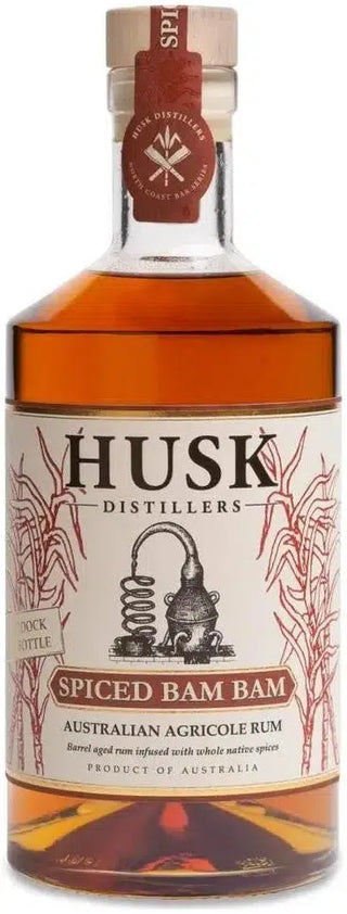 Husk Distillers Bam Bam Spiced Rum 700mL