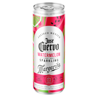 Jose Cuervo Sparkling Margarita Watermelon 330ml - 24 Pack