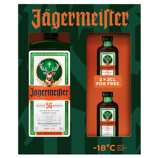 Jagermeister + 2x20ml Minis Gift Pack 700ml