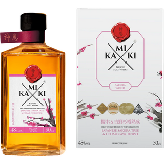 Kamiki Japanese Whisky Japanese Sakura Blended Malt Whisky 500ml