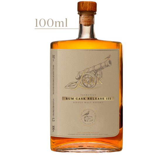 Lark Distillery Rum Cask III Whisky Boxed 100ml