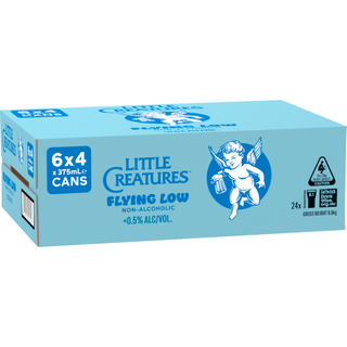 Little Creatures Flying Low Non-Alcoholic Cans 375mL - 24 Pack