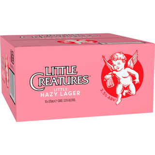 Little Creatures Little Hazy Lager Cans 375mL - 24 Pack