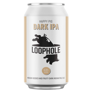 Loophole Happy Pig Dark Ipa 375ml 24 Pack