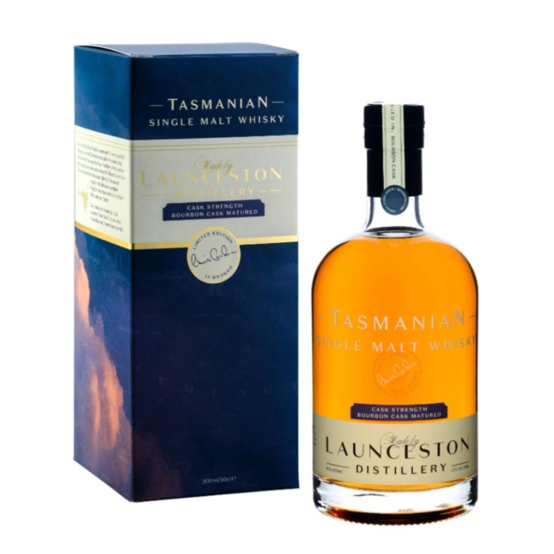 Launceston Distillery, Bourbon Cask, Cask Strength 62% 500ml