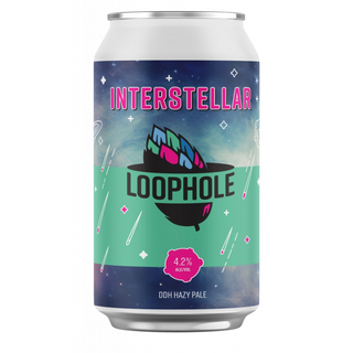 Loophole Interstellar - Ddh Hazy Pale 375ml- Pack Of 16