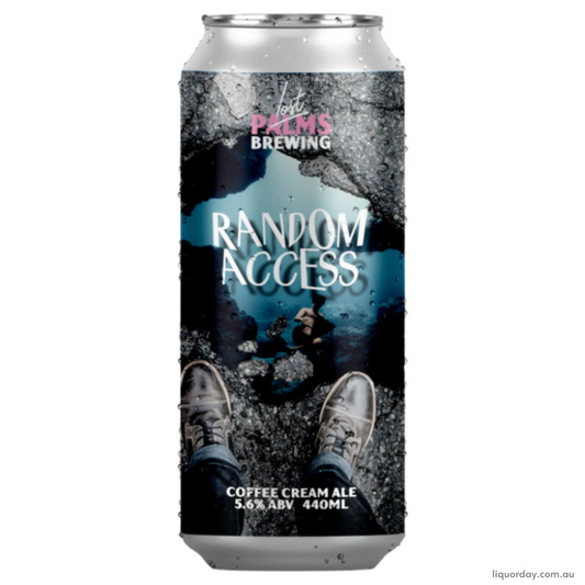 Lost Palms Random Access Coffee Cream Ale 440Ml - Pack Of 16