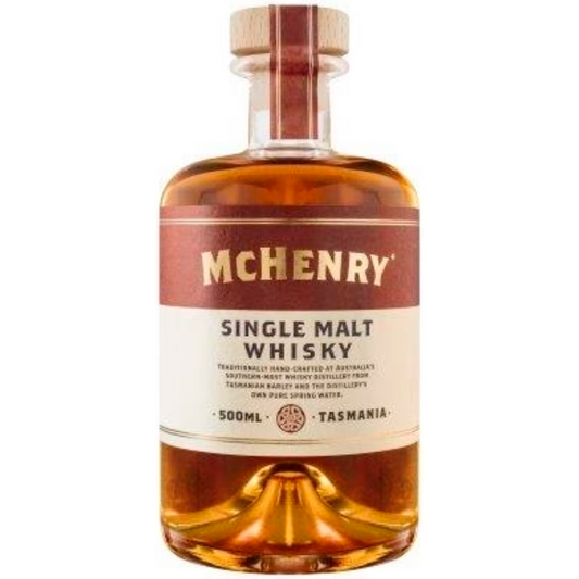 McHenry Distillery 10 Year Old Rare American Oak Single Malt Whisky 500ml