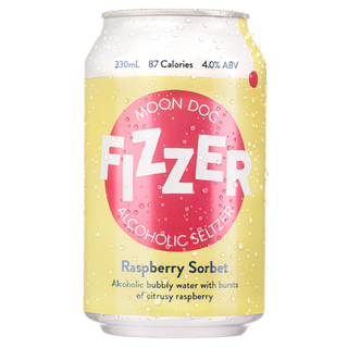 Moon Dog Fizzer Raspberry Sorbet Seltzer 330Ml - Pack Of 24