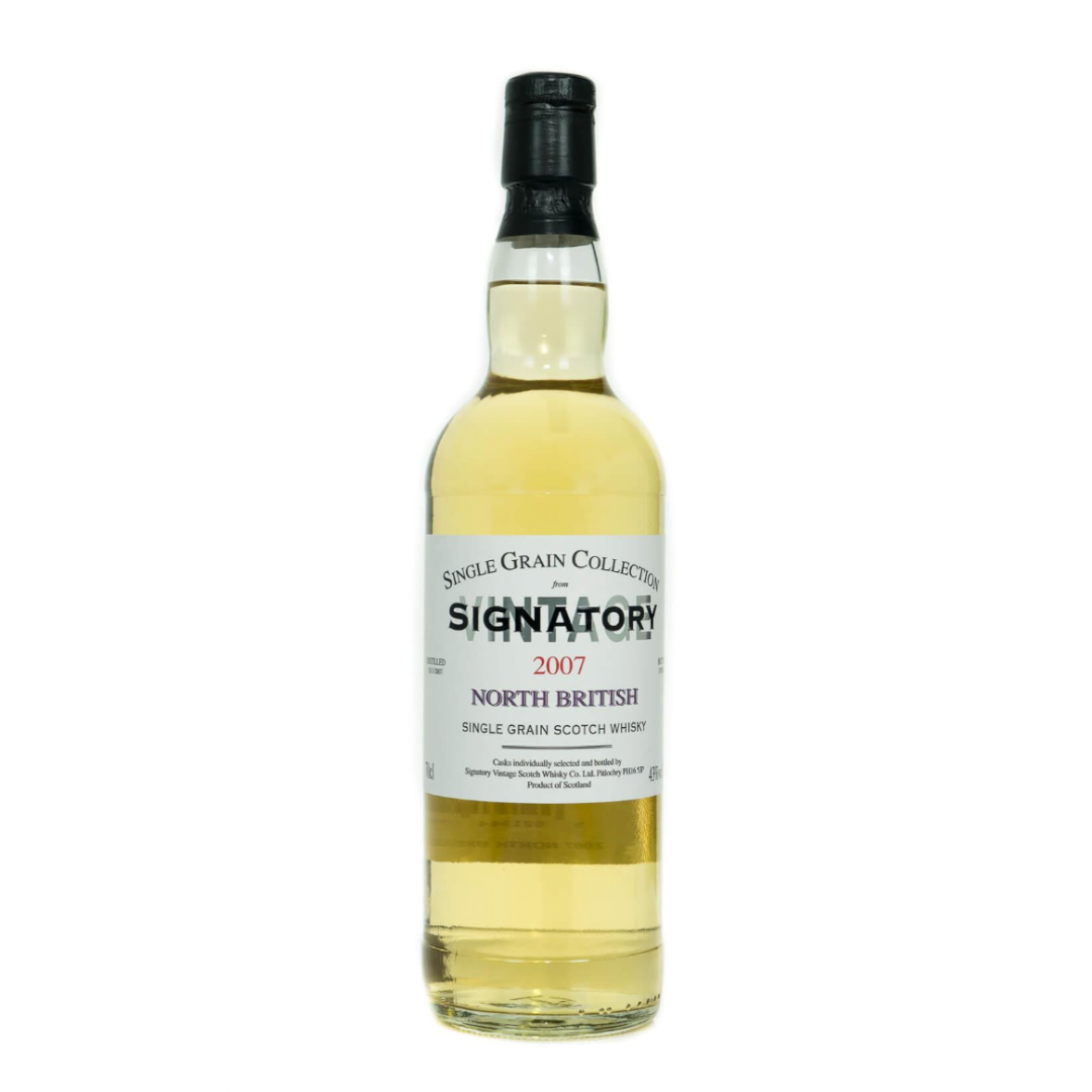 North British Grain 2007 Aged 10 Years Single Grain - Signatory Vintage