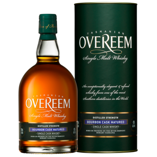 Overeem Single Malt Whisky, Bourbon Cask Matured Distiller Strength 700ml