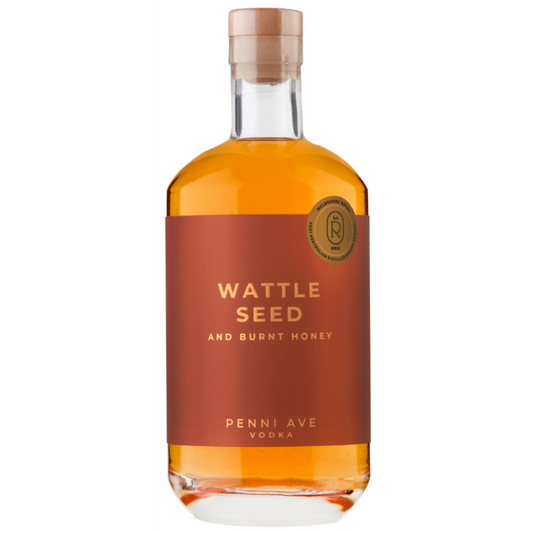 Penni Ave Distillery Wattle Seed and Burnt Honey Vodka 700mL