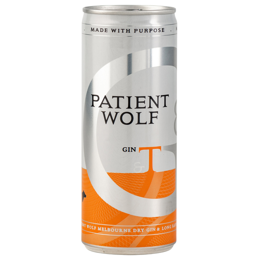 Patient Wolf Gin & Tonic 250Ml - Pack Of 24