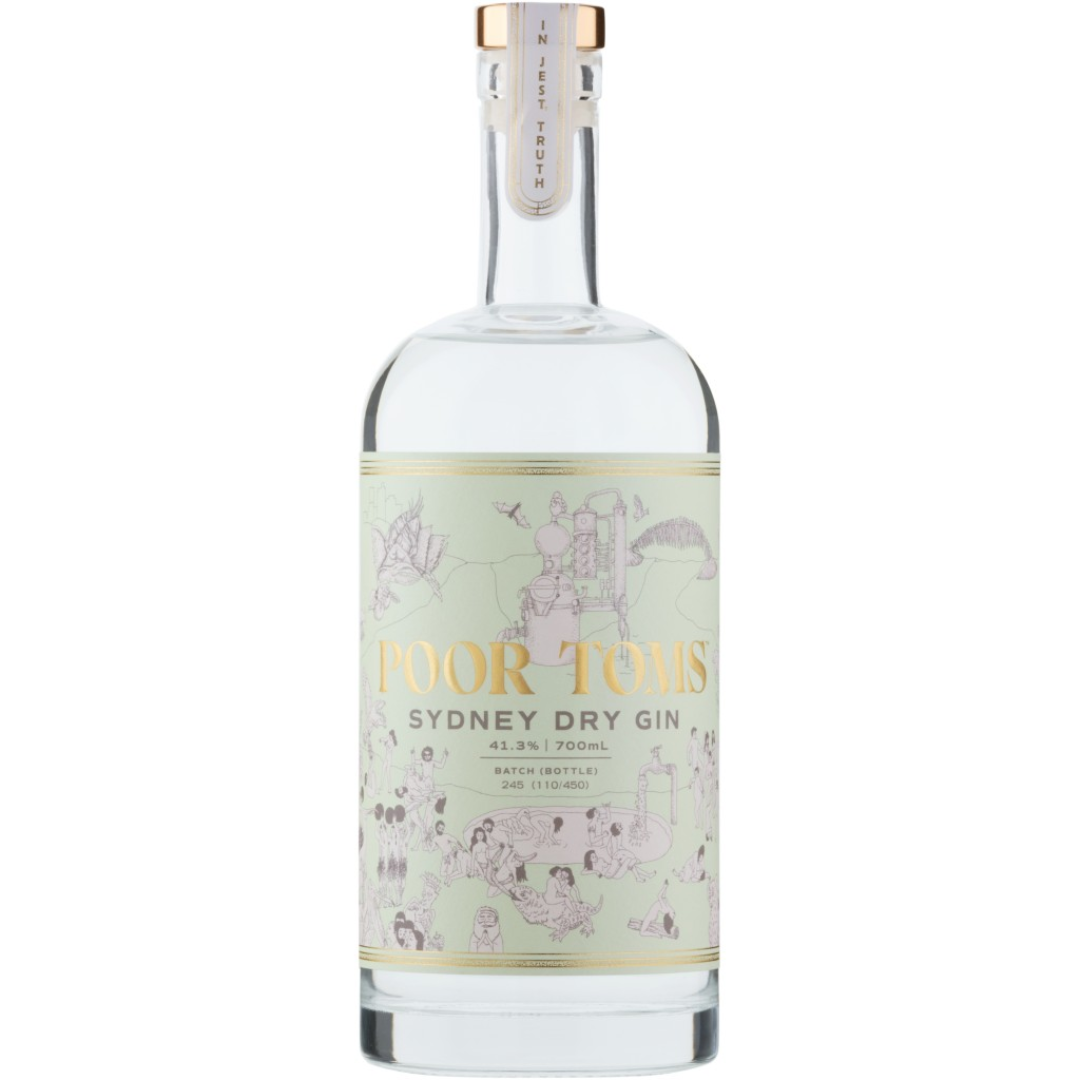Poor Toms Sydney Dry Gin 700ml