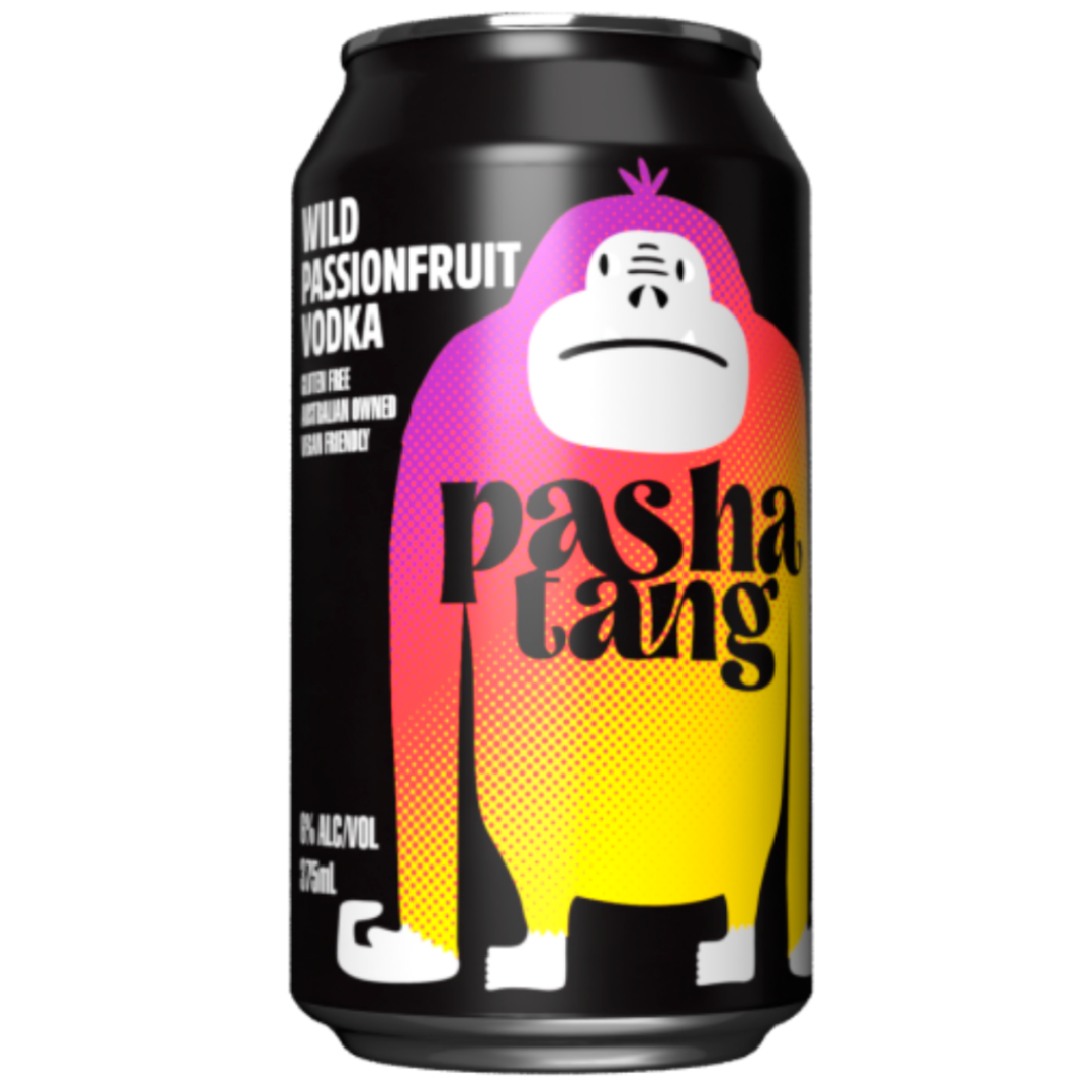 Ranga Tang Pasha Tang Wild Passionfruit Vodka 375ml (24 Pack)