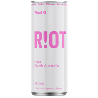 Riot Wine Pinot G 250ml Can 24 Pack